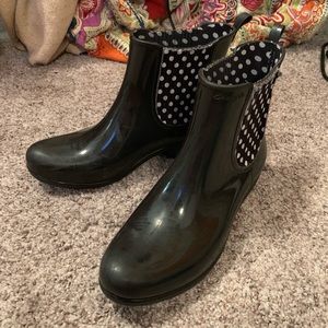 Polka Dot Rainboots